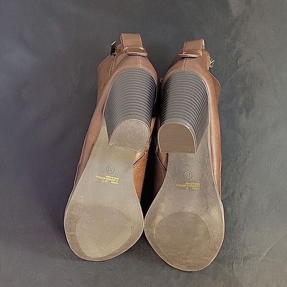 BRAND NEW CHARLOTTE RUSSE TWO SIDE ZIP WOMEN"S ANKLE BOOT - Picture 13 of 14